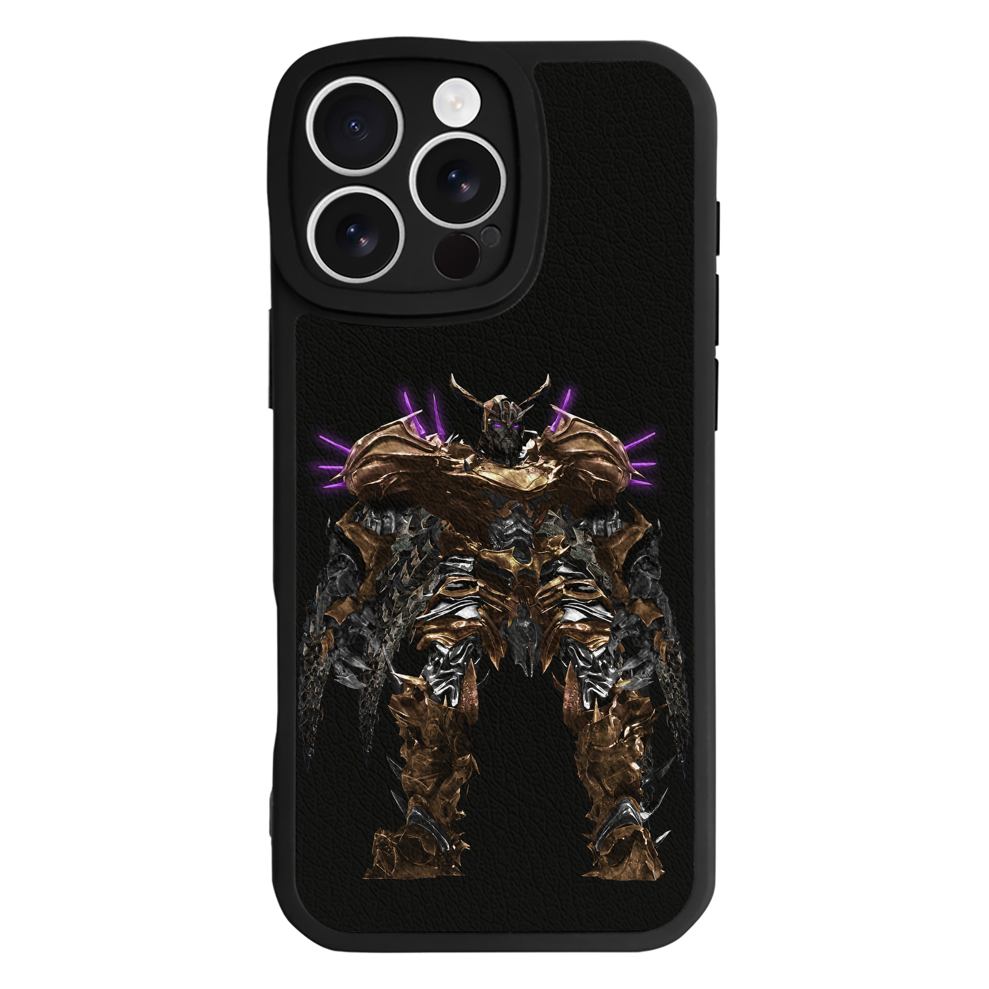 （画像用） Transformers トランスフォーマー 【iPhone 16シリーズ対応】シリコンスマホケース（レザー調） 材質：シリコン